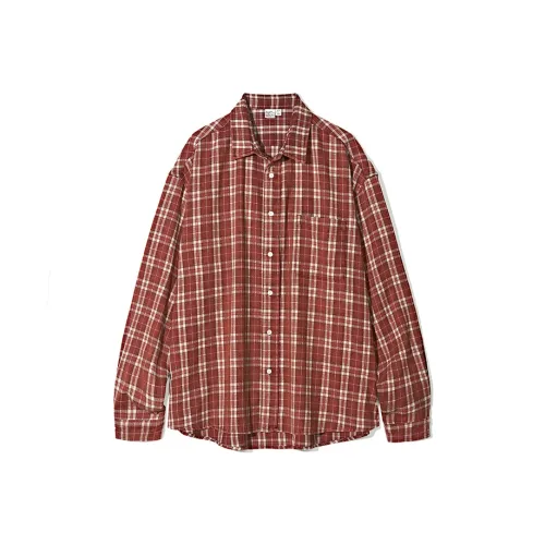 PARTIMENTO Vintage Versatile Длинный рукав Мужская рубашка