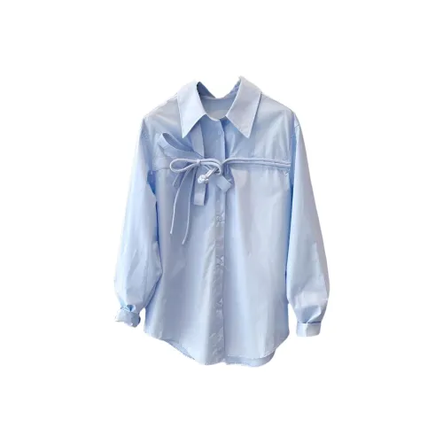 ABCMININ Синий Женские Рубашки