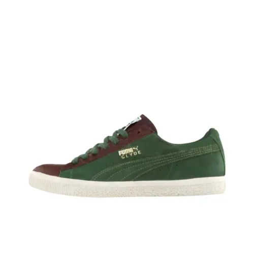 PUMA Clyde Скейтборд Кроссовки Мужские Зеленые