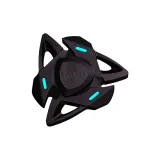 Акула-Glow Edition-Черный (с круглым кожаным чехлом + фонариками + деталями для разборки + оригинальными подшипниками)