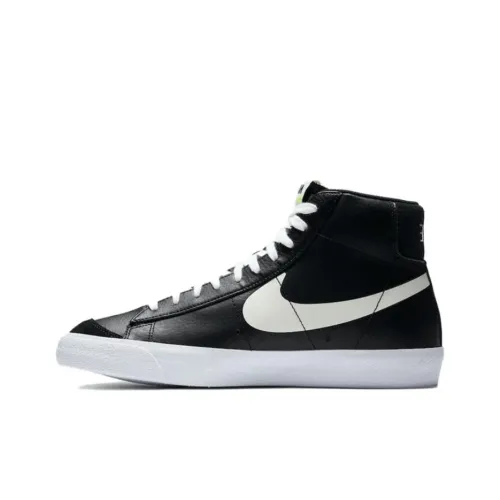 Nike Blazer Mid 77 MID Топ Скейтборд Кроссовки Мужские Черные