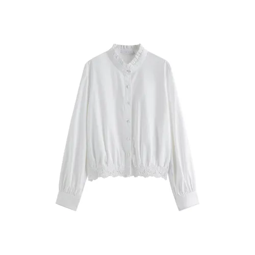 FANSILANEN Белый Женские Рубашки