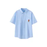 Светло-синий (Коричневый логотип на груди, цвет печенья)