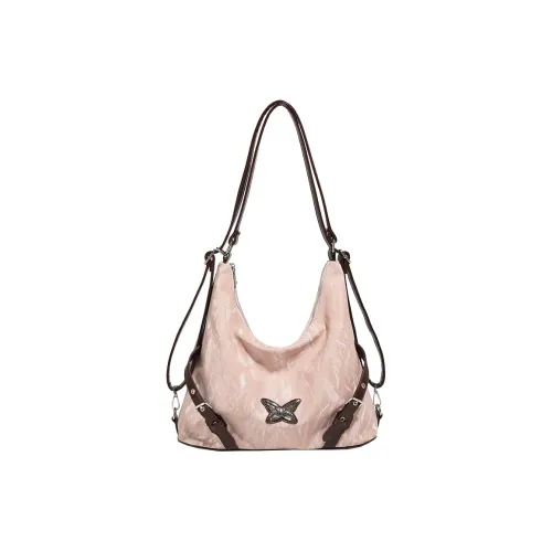 BEGOOER Сумка через плечо из микрофибры сумка Tote обычная женская розовая