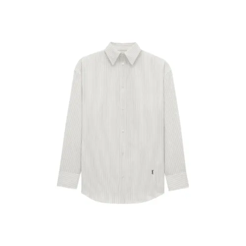 SAINT LAURENT Белый Женские Рубашки