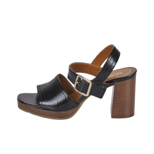 JB MARTIN DYNAS one Ремешок Сандалии 9 см Женские Черные