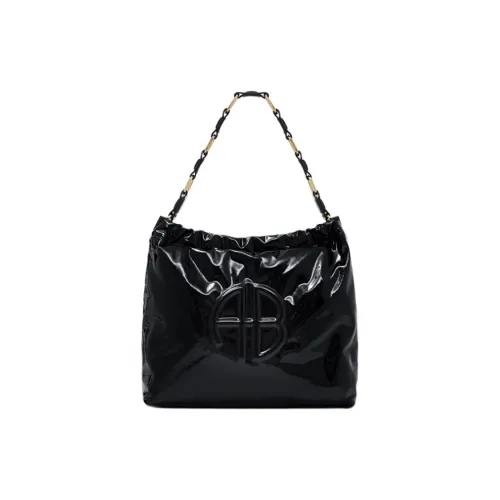 Anine Bing Сумка через плечо из коровьей кожи среднего размера женская черная