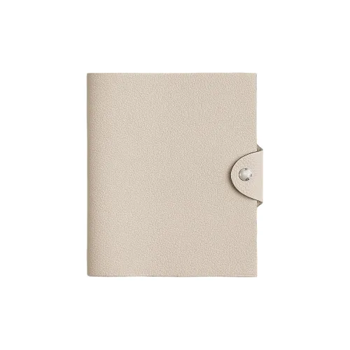 HERMES Ulysse Коровья кожа Togo Защитный чехол Trumpets Унисекс 10 Craie Милкшейк белый