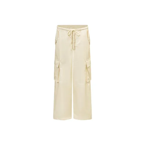 Ariseism Повседневные Карго Брюки для Женщин Летние Прямой крой Свободный крой Брюки Женские