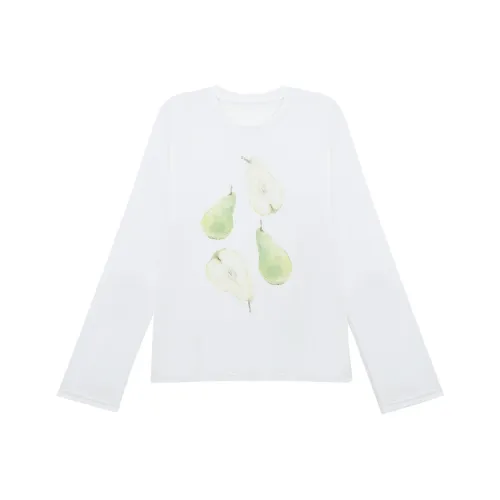 SUSANSAN Облачный белый Женские футболки