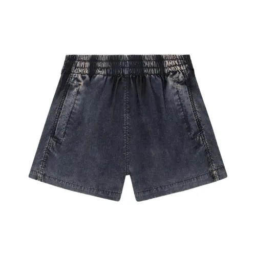 DIESEL Темно-синий Женские Джинсовые шорты