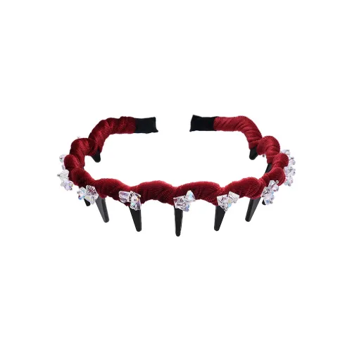 ROYALSASA Велюровые Искусственный кристалл Ободки для волос Женские