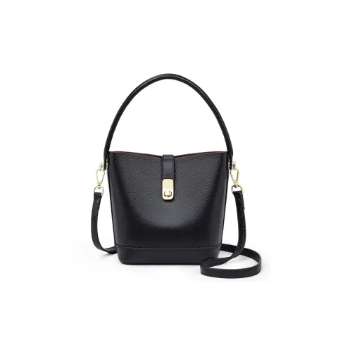 C°BANNER Коровья кожа Сумка Средний Женские Черный Экрю