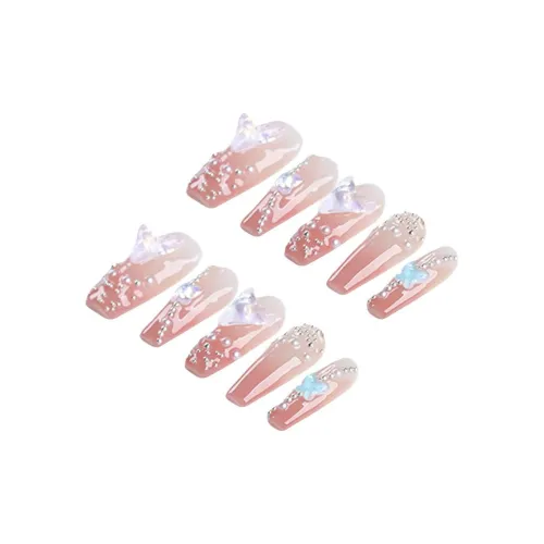 YIYIHE Утонченный Мечтательный Градиентный розовый Средний LADDER Розовый Градиентный Стиль Инстаграм