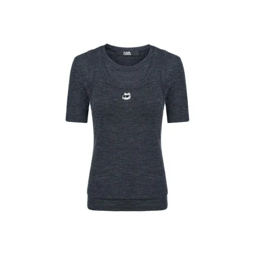 Karl Lagerfeld FW25 Стандартная T-рубашка Женская