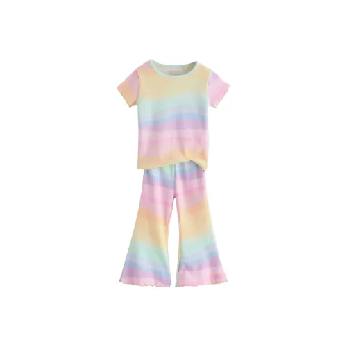 GAP Повседневная спортивная одежда Squiggle T Рубашка FLARE Леггинсы Комплект из 2 предметов для детей 3-7 лет