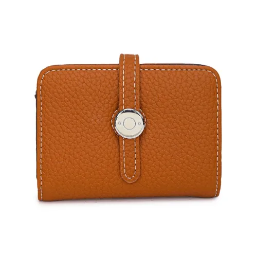 Youe Shone ПУ (полиуретан) Картхолдер Унисекс Коричневый зеленый Оранжевый черный