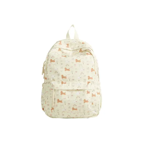 G.DUCKKIDS Nylon Backpack Standard White G.DUCKKIDS Нейлон Рюкзак Стандартный Белый