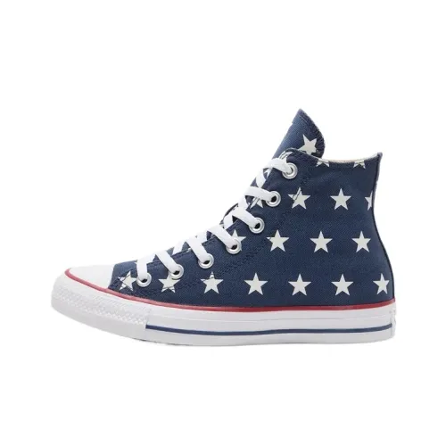 Конверс All Star Скейтборд Кроссовки Высокие Синий Унисекс