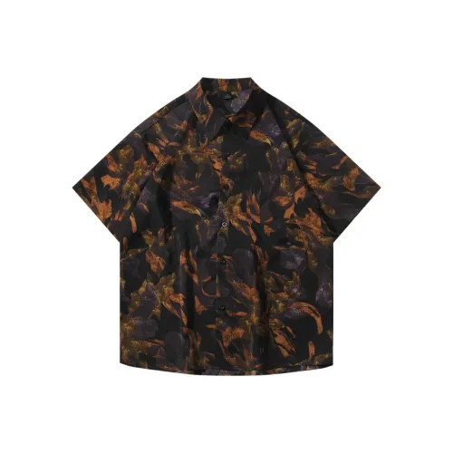 KAIPAINEN Фиолетовый Мужские Рубашки