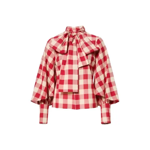 Leather Cat Розовый Женские Рубашки