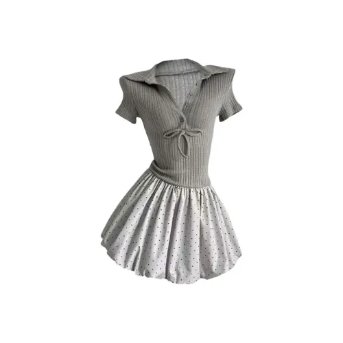 SCCREBEL OFFICIAL Короткий рукав Платье Женское