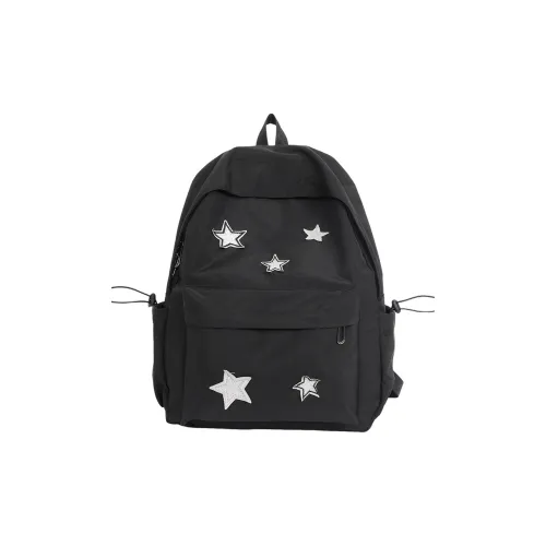 PULEWEI Nylon Backpack Standard Women's Black