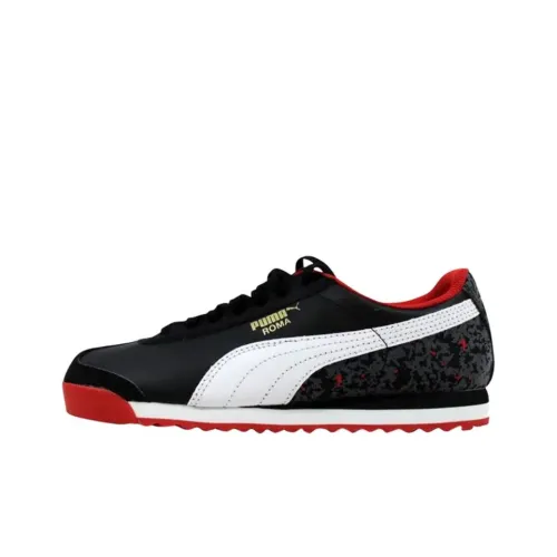 PUMA Roma Basic Low Top Детские Тренировочные Кроссовки Черные Подростки