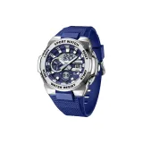 Серебристо-синий