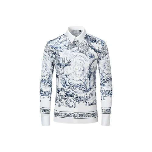 DKRVT Белый Упаковка Мужская Рубашка