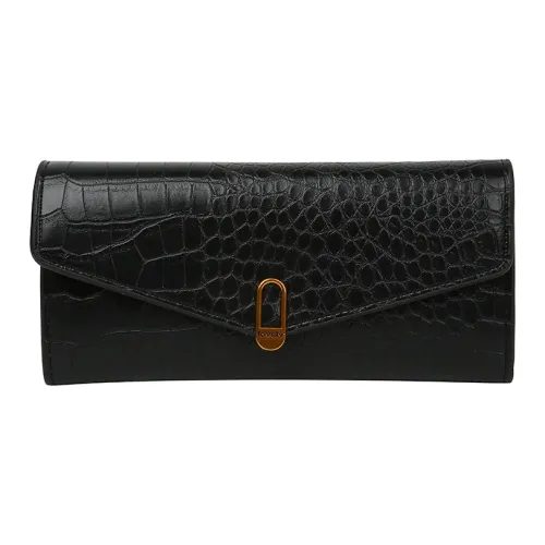 Youe Shone ПУ (полиуретан) Кошелек Женские Черный Зеленый Красный