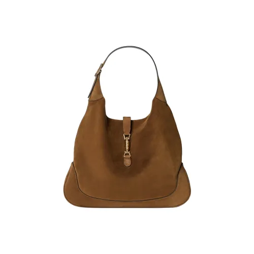 GUCCI Jackie Замшевая Сумка через плечо Женская Коричневая