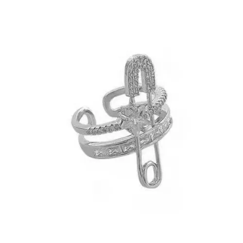 Веганский сплав с цирконом нижняя заколка серьги унисекс