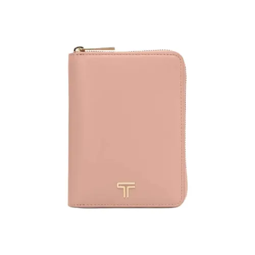 TUMI Кожа Кошелек Унисекс Румяный Розовый