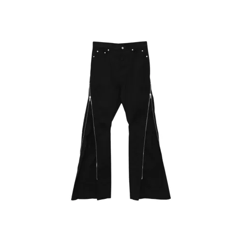 RICK OWENS совместный бренд Черные Мужские Повседневные Штаны