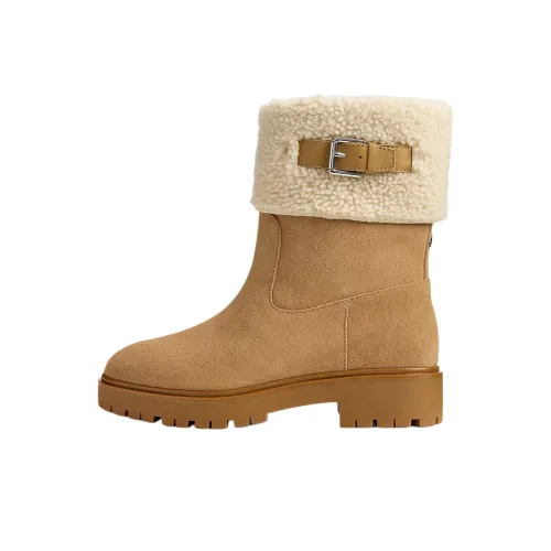 LAUREN RALPH LAUREN Allyson Короткие Сноубутсы Женские Коричневые