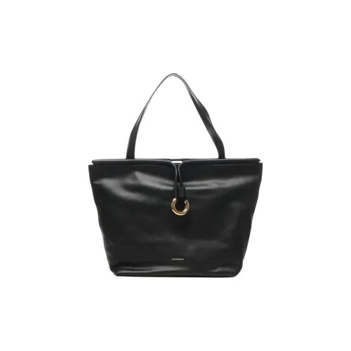 COCCINELLE Сумка из коровьей кожи Bullhide Тоут Сумка для покупок Женская Черная