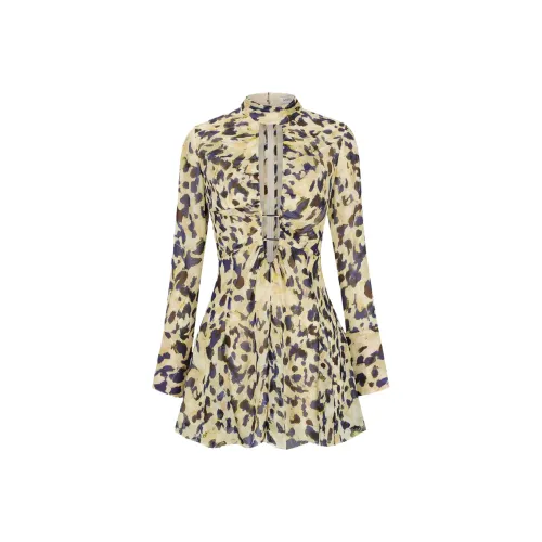 Shona Joy Длинное платье с длинными рукавами женское