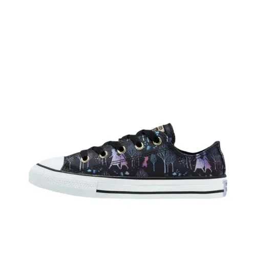Frozen 2 x Converse Chuck Taylor All Star Low Топ Kids Кеды Черный Подростки