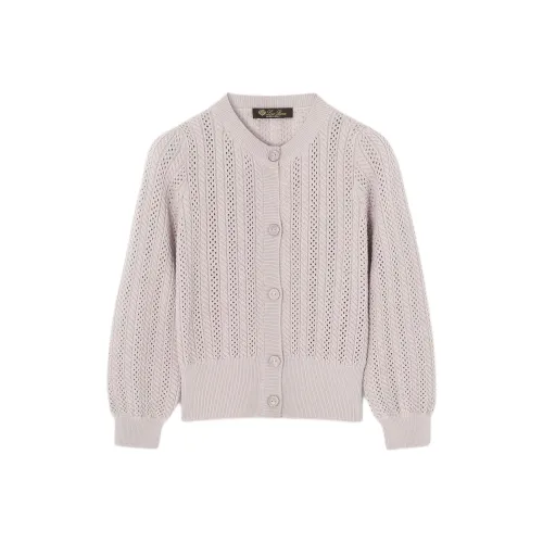 Loro Piana Розово-фиолетовый KIDS Свитеры