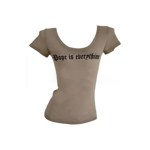 Nathania Khaki Женские Рубашки T