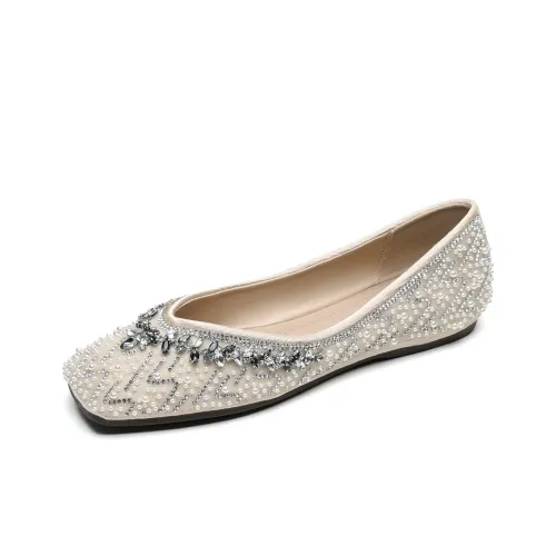 QITUMAUL Casual Женские Абрикос