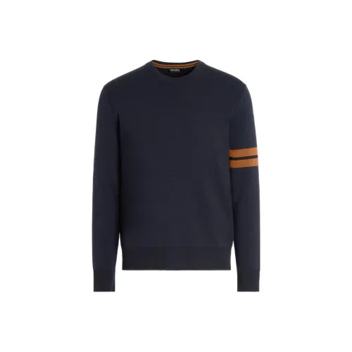 Ermenegildo Zegna Морской Синий Мужские Свитера