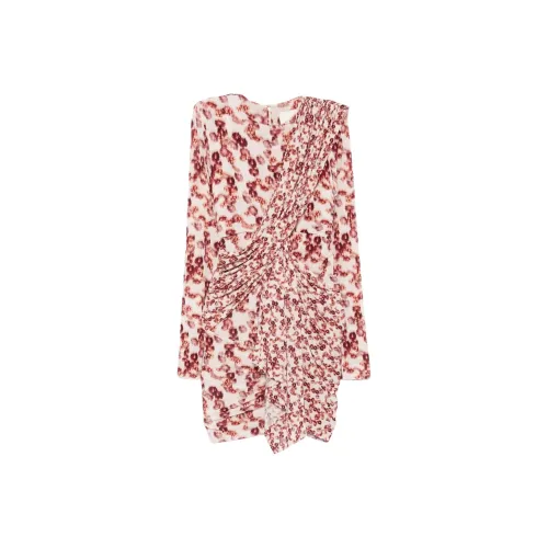ISABEL MARANT Розовый Женские Длинные Платья с рукавами