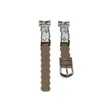 Волна Узор Личи Зернистая Кожа Ремень-Умбра