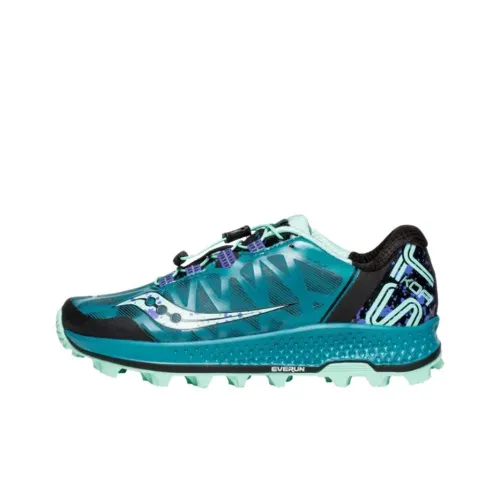 Saucony Беговые кроссовки Женские Синие Зеленые