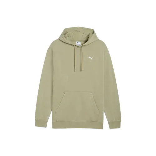 PUMA Elevated Светлый Оливковый Зеленый Мужские Толстовки