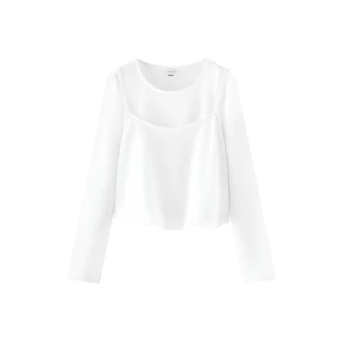 SEM R Длинный рукав Т-рубашка Женская