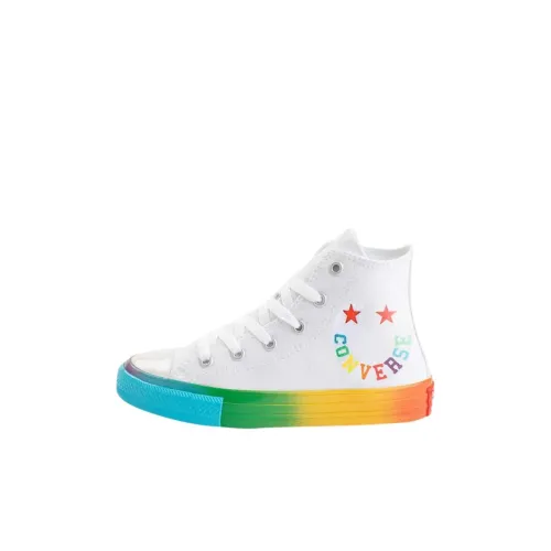 Converse Chuck Taylor All Star High Топ Детские Скейтбординги Белый Children Возраст 3-7 лет