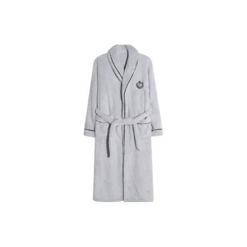 MADALLO Light Gray Men's Bath Robes